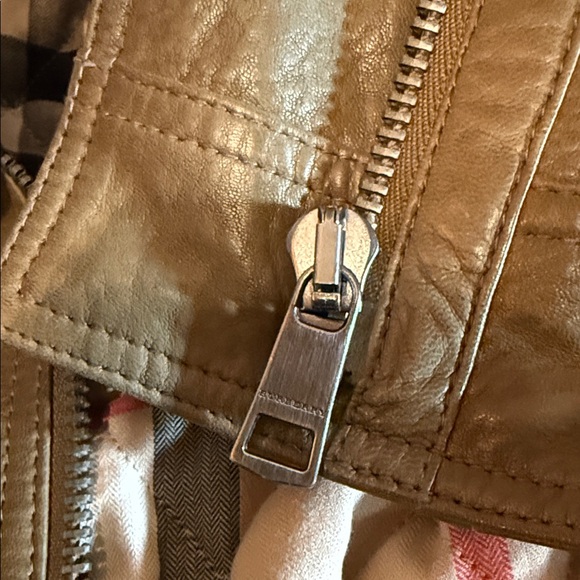 Burberry Brit Leather Motorcycle Jacket - Picture 12 of 13